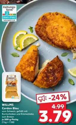 Kaufland WILLMS Cordon Bleu Angebot