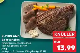 Kaufland K-PURLAND Beef Brisket Angebot