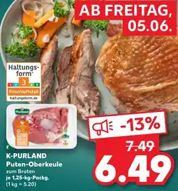 Kaufland K-PURLAND Puten-Oberkeule Angebot