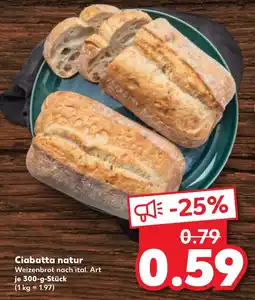 Kaufland Ciabatta natur Angebot