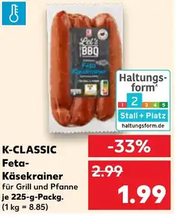 Kaufland K-CLASSIC Feta Käsekrainer Angebot