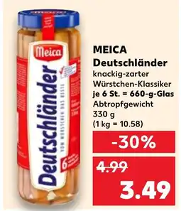 Kaufland Meica Deutschländer Angebot