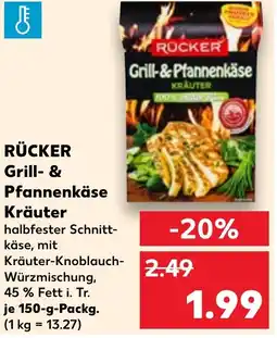 Kaufland RÜCKER Grill- & Pfannenkäse Kräuter Angebot