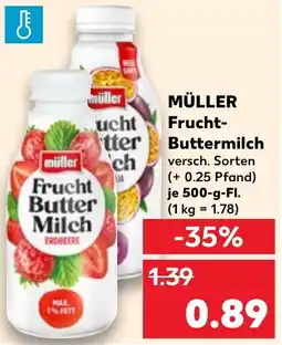 Kaufland MÜLLER Frucht Buttermilch Angebot