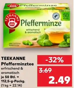 Kaufland TEEKANNE Pfefferminztee Angebot