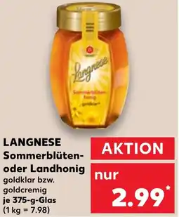 Kaufland LANGNESE Sommerblüten oder Landhonig Angebot