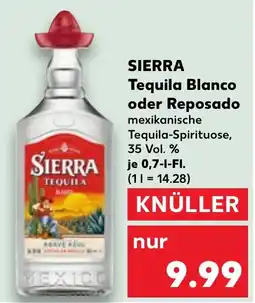 Kaufland SIERRA Tequila Blanco oder Reposado Angebot