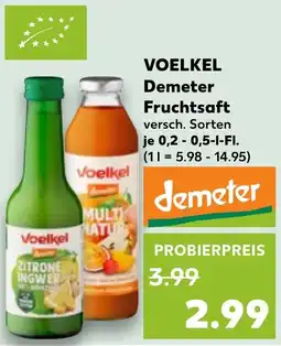 Kaufland VOELKEL Demeter Fruchtsaft Angebot