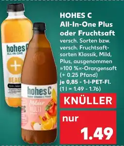 Kaufland HOHES C All-In-One Plus oder Fruchtsaft Angebot
