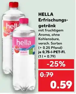 Kaufland HELLA Erfrischungsgetränk Angebot