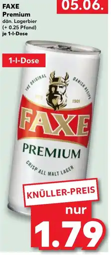 Kaufland FAXE Premium Angebot