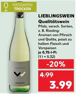 Kaufland Lieblingswein qualitätswein Angebot