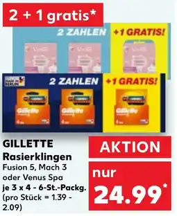 Kaufland Gillette Rasierklingen Angebot