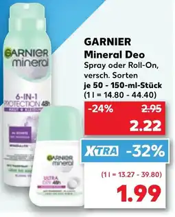 Kaufland GARNIER Mineral Deo Angebot