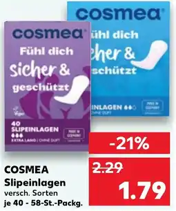 Kaufland COSMEA Slipeinlagen Angebot