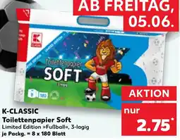 Kaufland K-CLASSIC Toilettenpapier Soft Angebot
