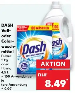 Kaufland DASH Voll oder Colorwaschmittel Angebot