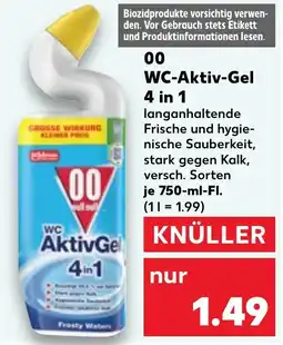 Kaufland 00 WC-Aktiv-Gel 4 in 1 Angebot