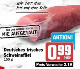 HIT Deutsches frisches Schweinefilet Angebot