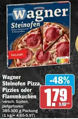 HIT Wagner Steinofen Pizza, Pizzies oder Flammkuchen Angebot