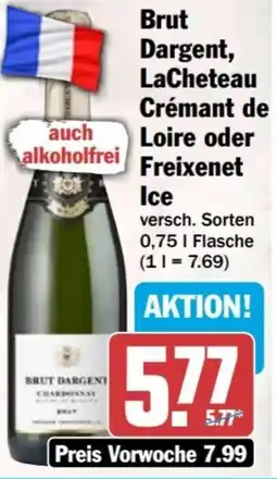 HIT Brut Dargent, LaCheteau Crémant de Loire oder Freixenet Ice Angebot