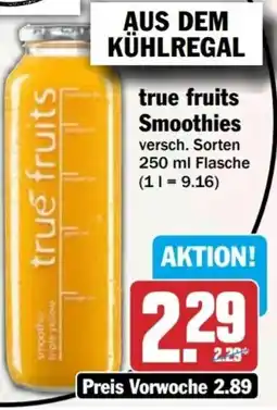 HIT true fruits Smoothies Angebot