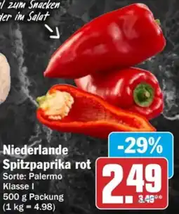 HIT Niederlande Spitzpaprika rot Angebot