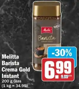 HIT Melitta Barista Crema Gold Instant Angebot
