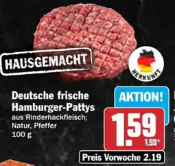 HIT Deutsche frische Hamburger-Pattys Angebot