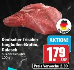 HIT Deutscher frischer Jungbullen-Braten, Gulasch Angebot