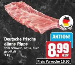 HIT Deutsche frische dünne Rippe Angebot