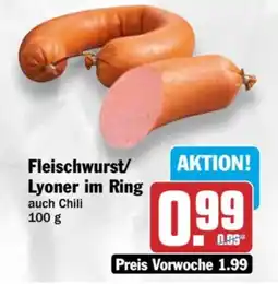HIT Fleischwurst/ Lyoner im Ring Angebot