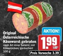 HIT Original Österreichische Käsewurst gebraten Angebot