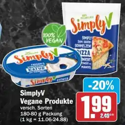 HIT SimplyV Vegane Produkte Angebot
