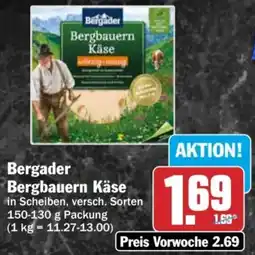 HIT Bergader Bergbauern Käse Angebot