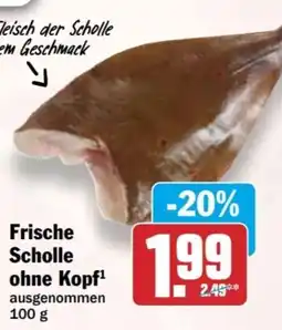 HIT Frische Scholle ohne Kopf Angebot