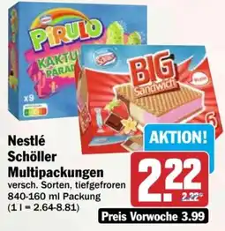 HIT Nestlé Schöller Multipackungen Angebot