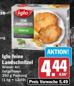 HIT Iglo feine Landschnitzel Angebot