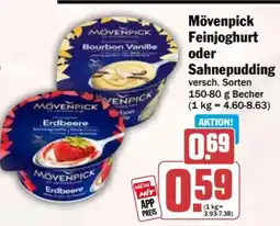 HIT Mövenpick Feinjoghurt oder Sahnepudding Angebot