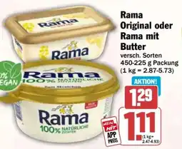 HIT Rama Original oder Rama mit Butter Angebot
