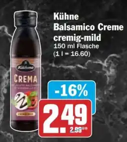 HIT Kühne Balsamico Creme cremig-mild Angebot