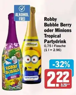 HIT Robby Bubble Berry oder Minions Tropical Partydrink Angebot