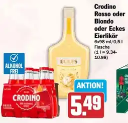 HIT Crodino Rosso oder Biondo oder Eckes Eierlikör Angebot