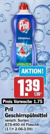 HIT Pril Geschirrspülmittel Angebot