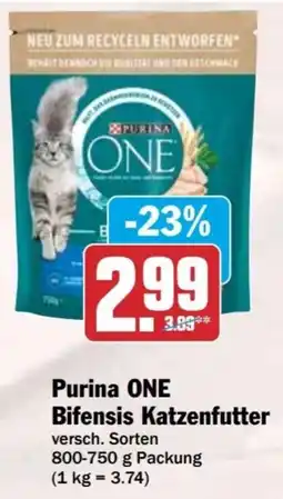 HIT Purina ONE Bifensis Katzenfutter Angebot
