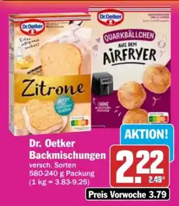 HIT Dr. Oetker Backmischungen Angebot