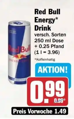 HIT Red Bull Energy Drink Angebot