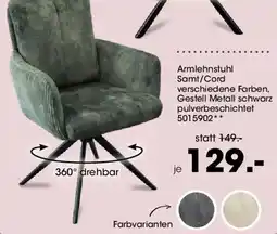 Möbel Martin Armlehnstuhl Angebot