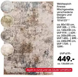 Möbel Martin Webteppich Finesse Angebot