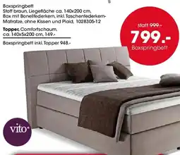 Möbel Martin Vito Boxspringbett Angebot